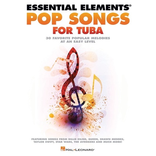 Essential Elements Pop Songs for Tuba - 30 Easy Melodies for Tuba Students