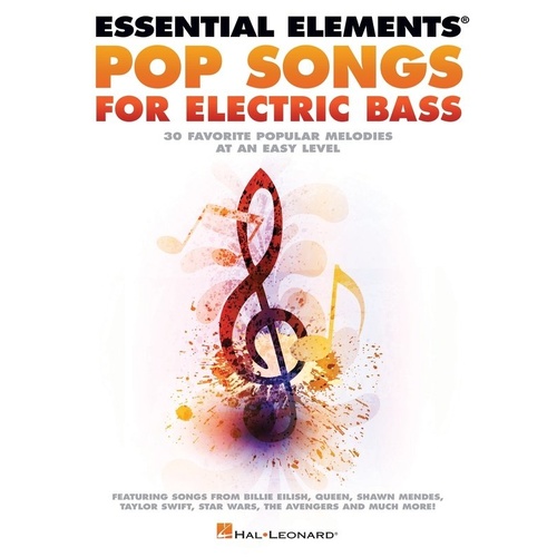 Essential Elements Pop Songs for Electric Bass by Hal Leonard