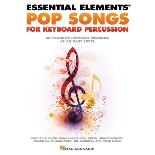 Essential Elements Pop Songs for Keyboard Percussion by Hal Leonard