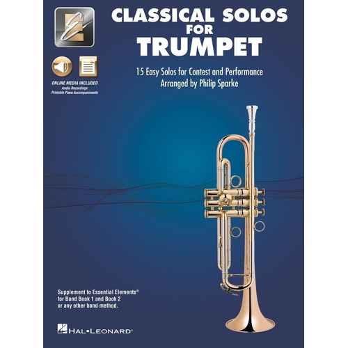 Classical Solos for Trumpet with Online Audio & Printable Piano Accompaniments