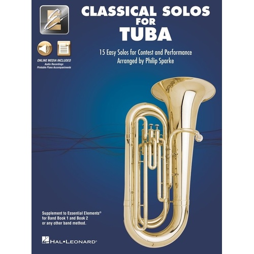 Classical Solos for Tuba with Online Audio & Printable Piano Accompaniments