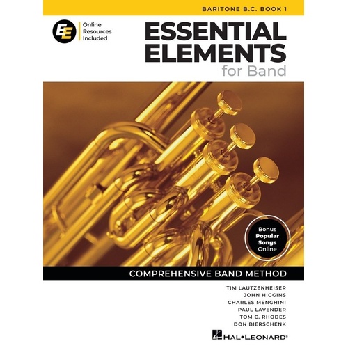 Essential Elements for Band - Baritone B.C. Book 1
