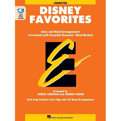 Disney Favorites Conductor's Edition - Essential Elements Band Folios