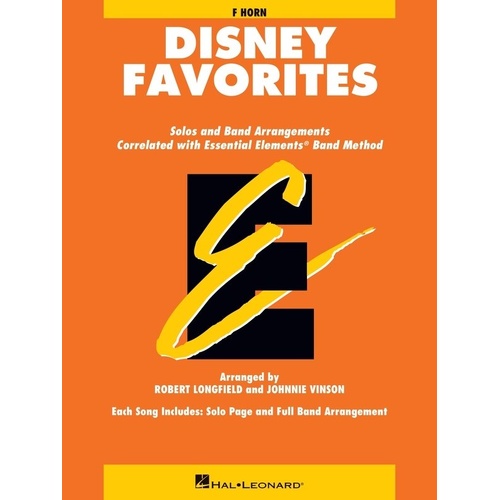 Disney Favorites for F Horn - Essential Elements Band Folios