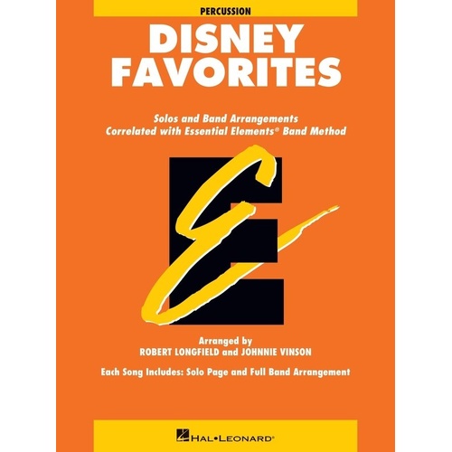 Disney Favorites Percussion by Essential Elements