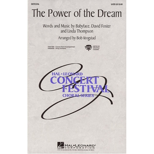 Power Of The Dream SATB (Opt Chl/Band) (Octavo)