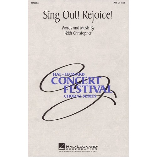 Sing Out Rejoice SATB