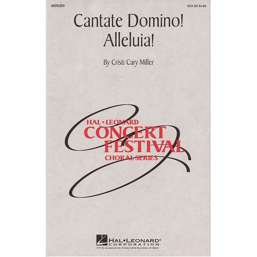 Cantate Domino Alleluia SSA (Octavo)