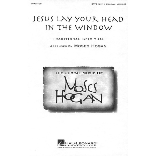 Jesus Lay Your Head Window SATB Div Acap (Octavo)
