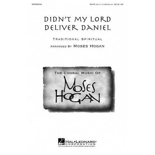Didnt My Lord Delvr Dan SATB Div Acap (Octavo)