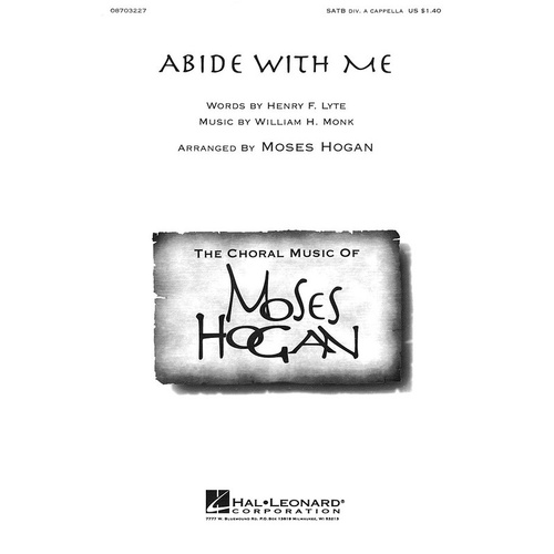 Abide With Me SATB Div A Cappella (Octavo)
