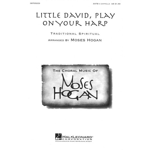 Little David Play Your Harp SATB Acap (Octavo)