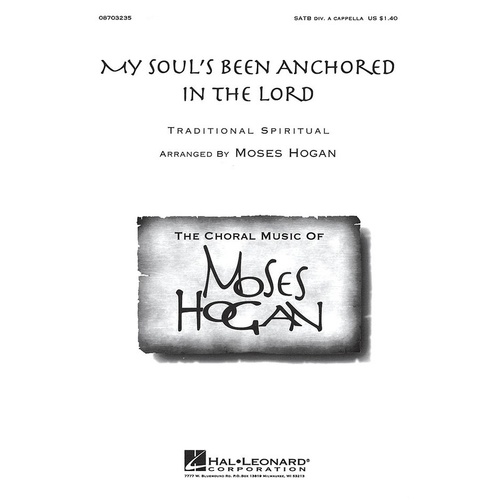 My Souls Been Anchored SATB A Cappella (Octavo)