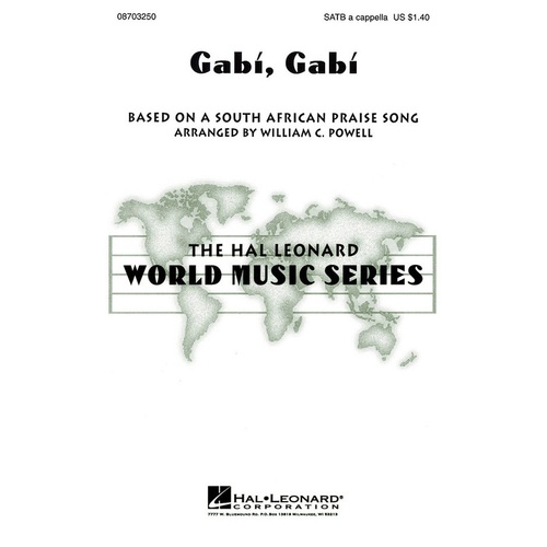 Gabi Gabi SATB A Cappella (Octavo)