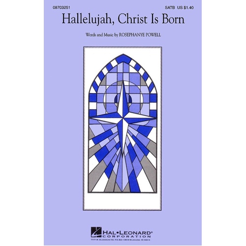 Hallelujah Christ Is Born SATB (Octavo)