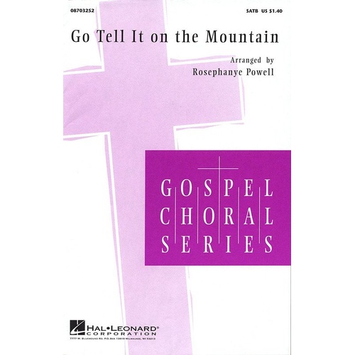 Go Tell It On The Mountain SATB Choral Score by Hal Leonard