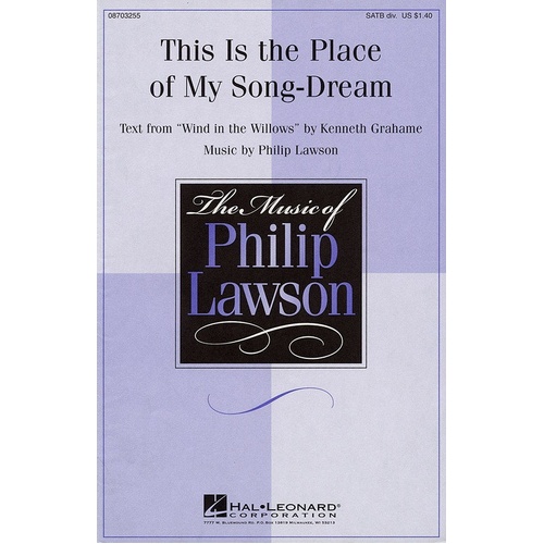 This Is The Place Of My Song Dream SATB (Octavo)