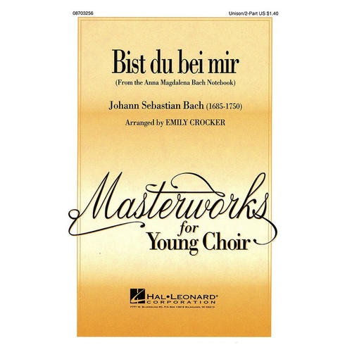Bist Du Bei Mir Inst Pak Orchestra (Set of Parts)