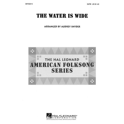 The Water Is Wide SAB Choral Score by Hal Leonard