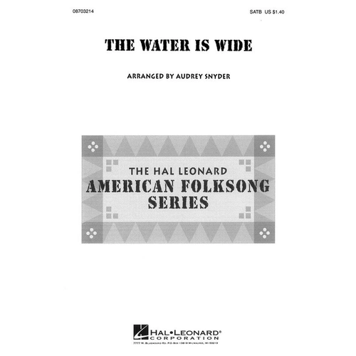 The Water Is Wide - SAB Choral Score