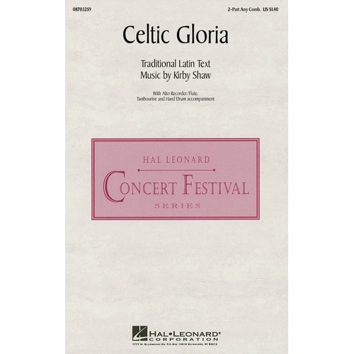 Celtic Gloria 2Pt Any Combination 
