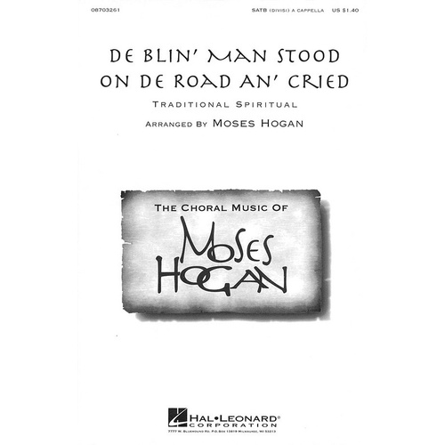 De Blin Man Stood On De Rd SATB Div Acap (Octavo)