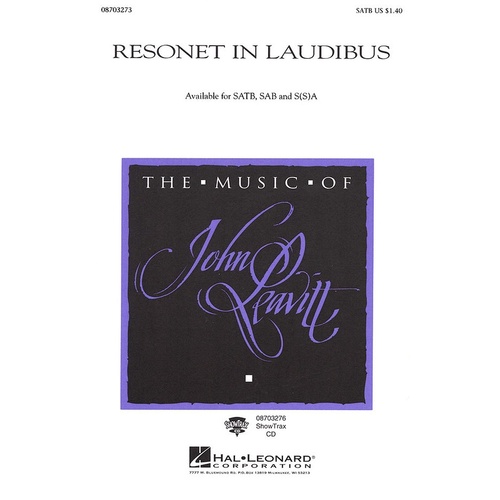 Resonet In Laudibus (Xmas Carol) SATB (Octavo)