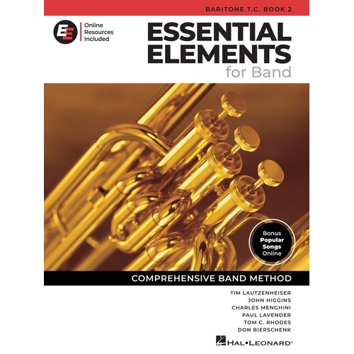 Essential Elements for Band - Baritone T.C. Book 2 by Hal Leonard