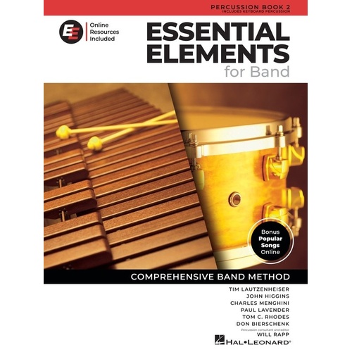 Essential Elements for Band - Percussion Book 2