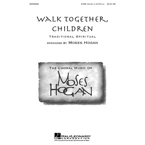 Walk Together Children SATB A Cappella (Octavo)