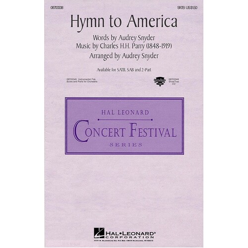 Hymn To America SAB (Octavo)