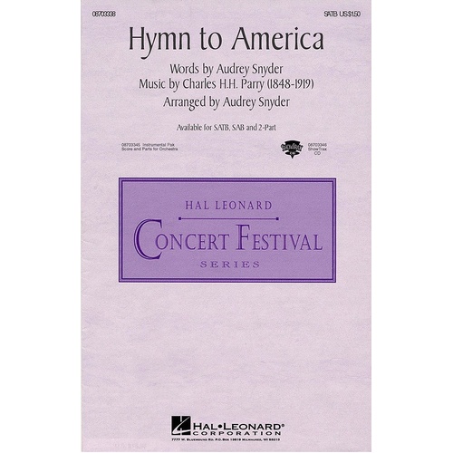 Hymn To America ShowTrax CD (CD Only)