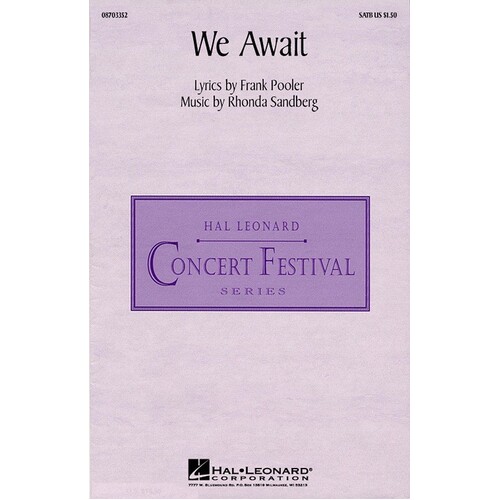 We Wait SATB A Cappella