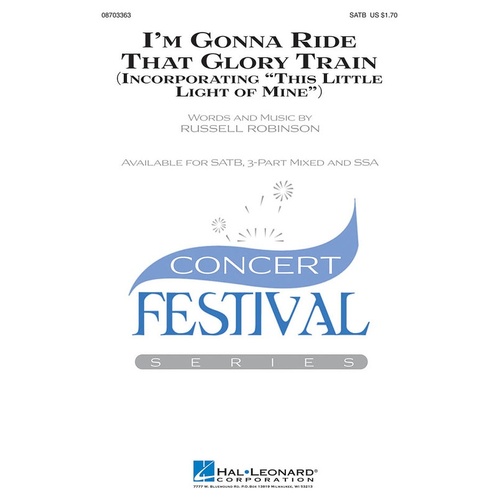 Im Gonna Ride That Glory Train SATB (Octavo)