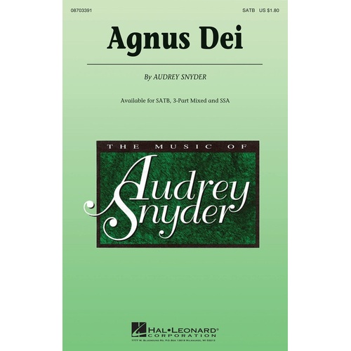 Agnus Dei SSA (Octavo)