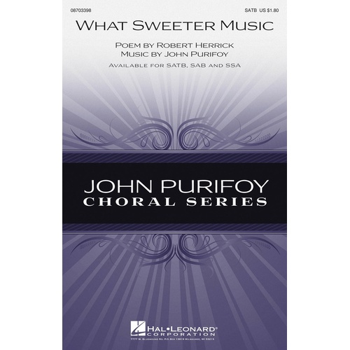 What Sweeter Music SSA (Octavo)