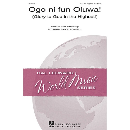 Ogo Ni Fun Oluwa SATB (Octavo)