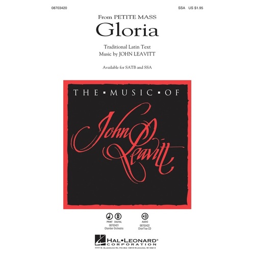 Gloria SSA (Octavo)