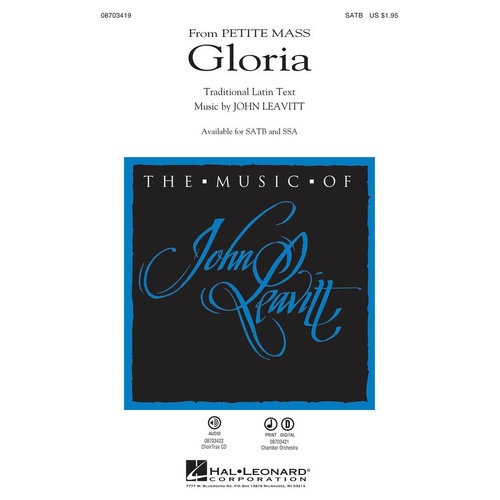 Gloria (From Petite Mass) ChoirTraxCD (CD Only)