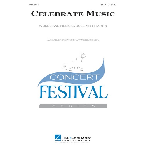 Celebrate Music SSA (Octavo)