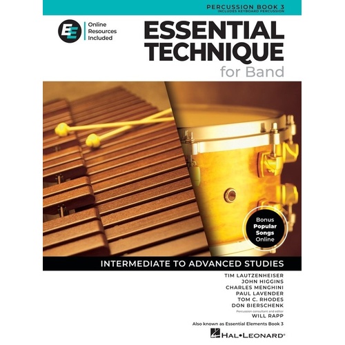 Essential Technique for Band - Percussion Book 3