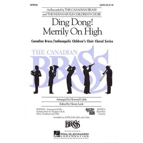 Ding Dong Merrily On High SATB (Octavo)