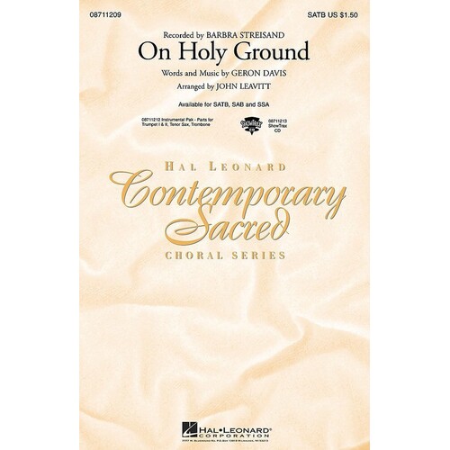 On Holy Ground Inst Pak Brass (Set of Parts)