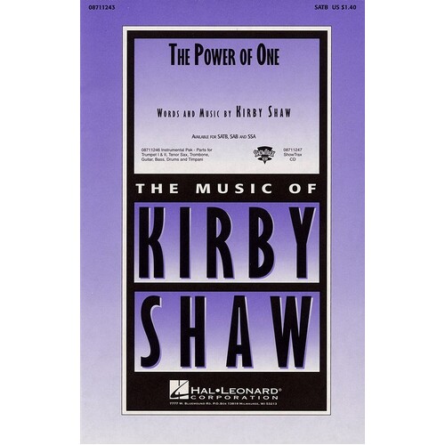 Power Of One SATB (Octavo)