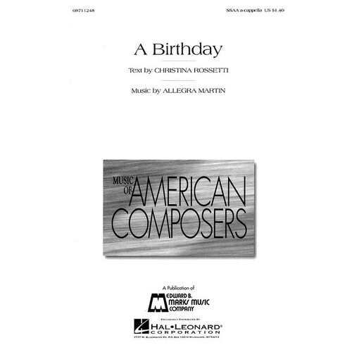 Birthday SSAA A Capp
