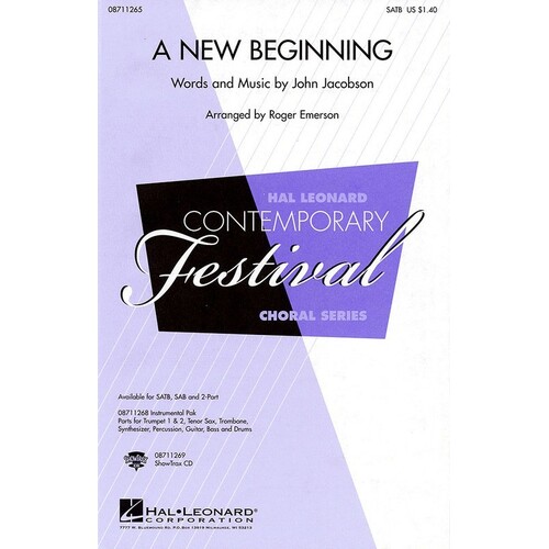 New Beginning SATB