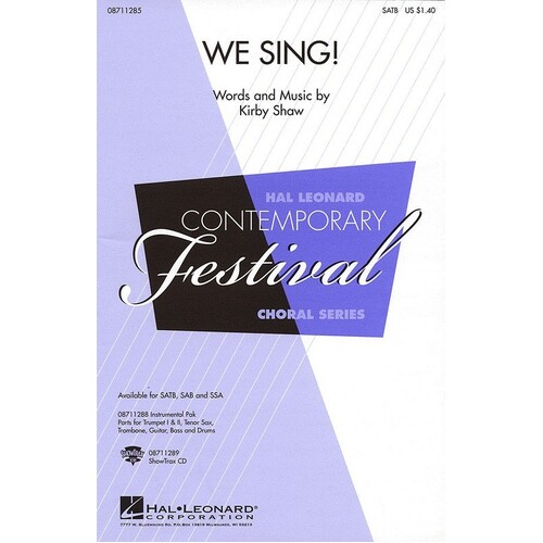 We Sing SATB