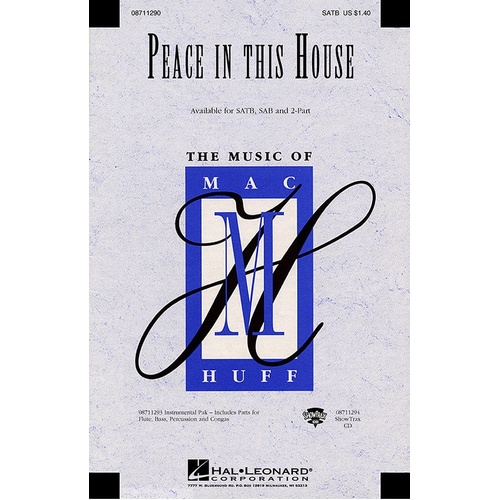 Peace In This House SATB (Octavo)