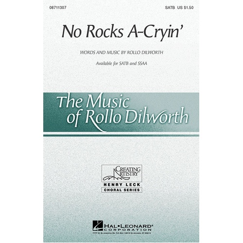No Rocks A Cryin SATB (Octavo)