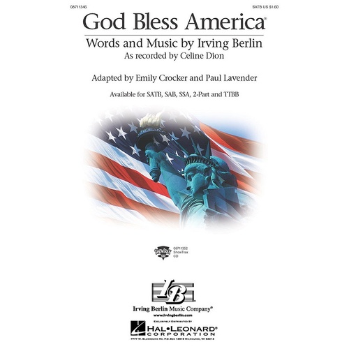 God Bless America SAB (Octavo)